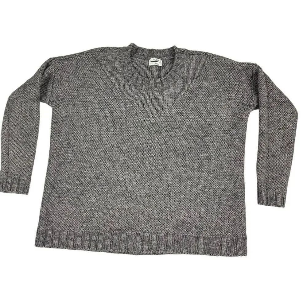 J Crew Wallace Gray Oversized Sweater size XS